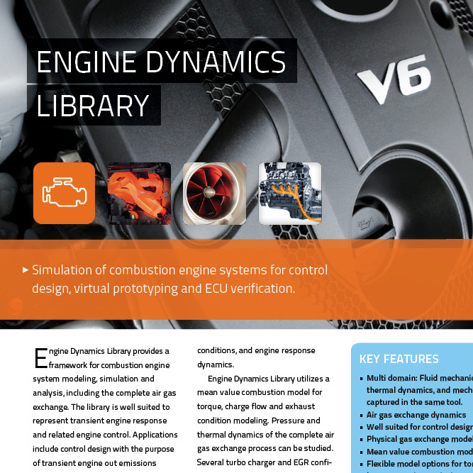 Modelon Engine Dynamics Library
