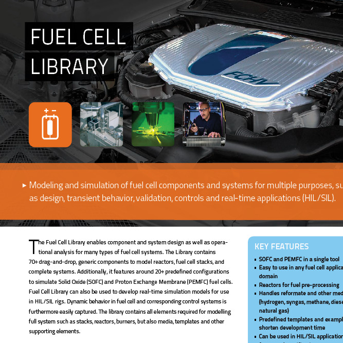 Modelon Fuel Cell Library