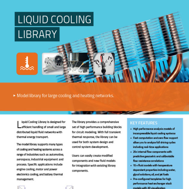 Modelon Liquid Cooling Library