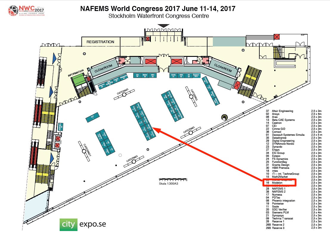 NAFEMS 2017 Map