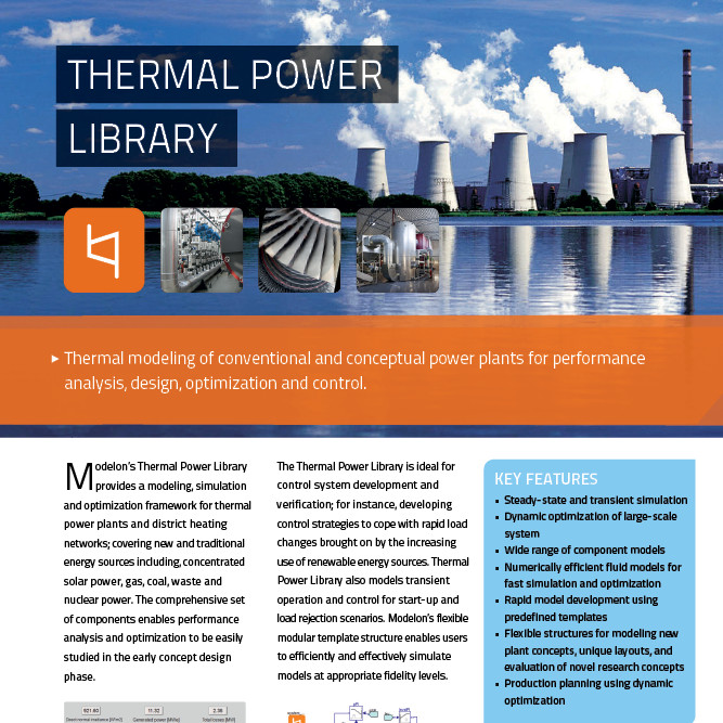 Modelon Thermal Power Library