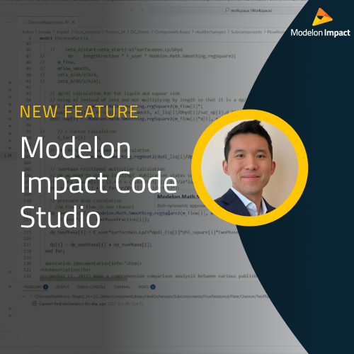 Modelon Impact Code Studio