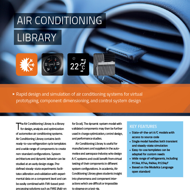 Air Conditioning Library Modelon