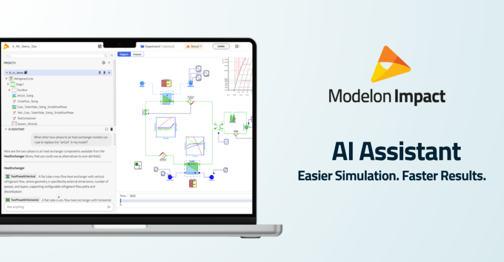 Modelon Introduces AI Assistant in Modelon Impact
