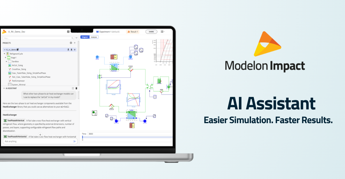 Modelon Introduces AI Assistant in Modelon Impact