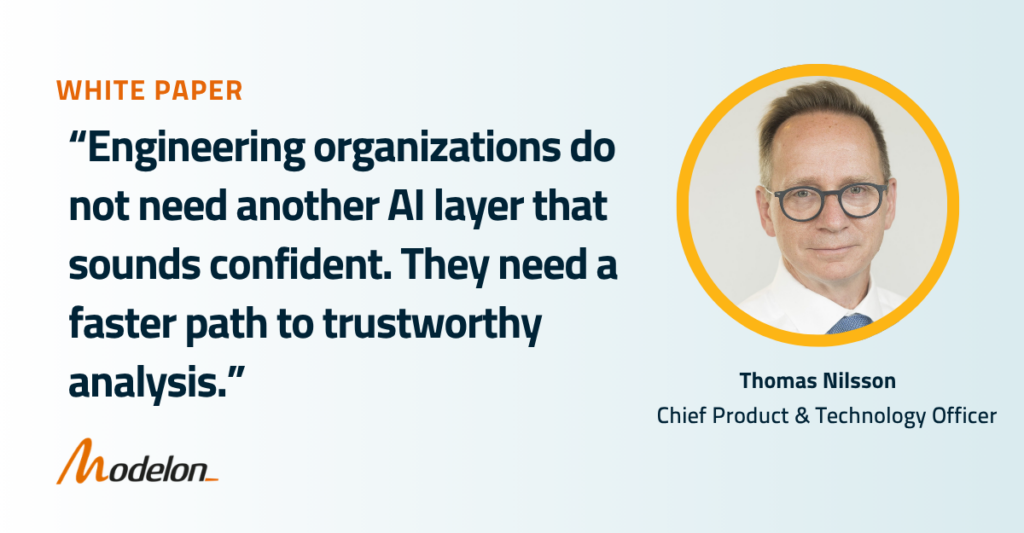 Modelon quotes Thomas Nilsson